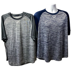 Evoshield Adult pullover Gray and Blue shirt size XL bundle